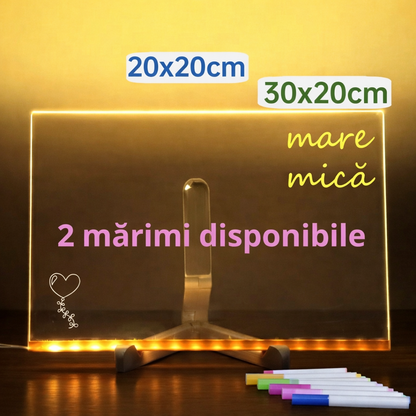 Tabletă de Desen Luminoasă LED pentru Copii