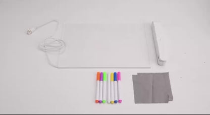 Tabletă de Desen Luminoasă LED pentru Copii